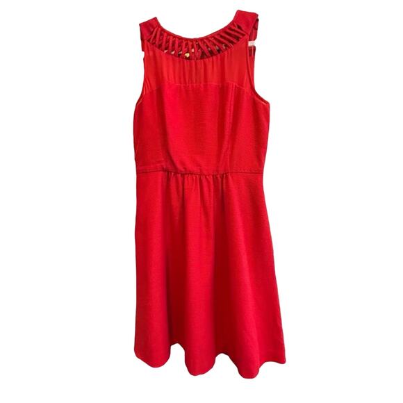 Anthropologie Maeve Red Dress -Size 2 - Picture 3 of 14